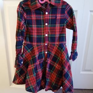 Kids plaid dress